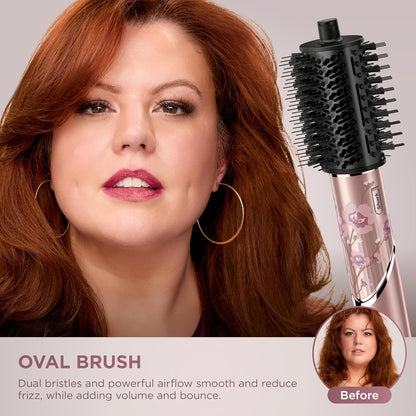 2026 Système de coiffage et de séchage Shark HD430 FlexStyle, sèche-cheveux brosse puissant et multi-styler avec boucleurs Auto-Wrap, brosse plate, brosse ovale et embout concentrateur, coloris Stone