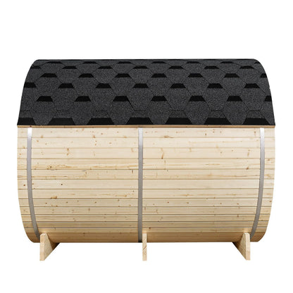 Sauna tonneau 2026 au Spitzberg avec four à sauna