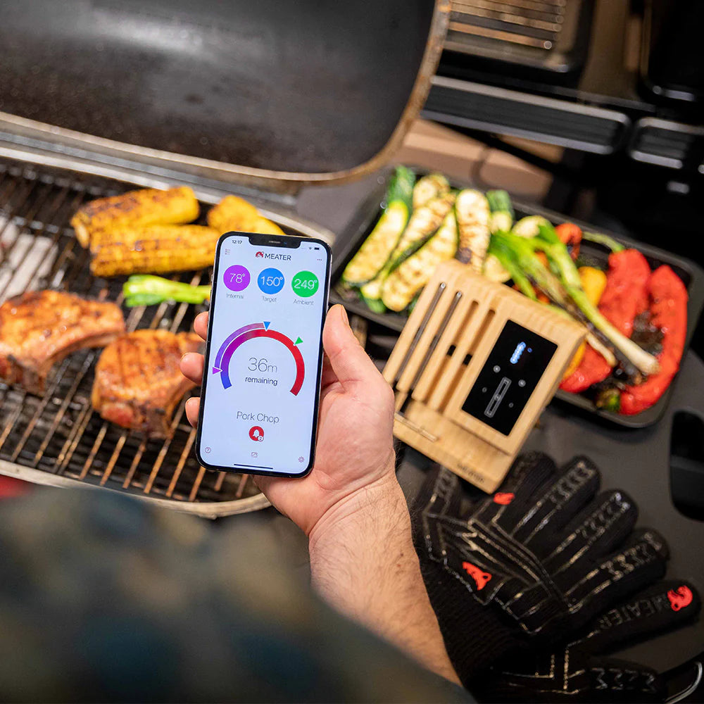 2026 MEATER Block – Thermomètre à Viande Intelligent avec WiFi, Quatre Sondes et Cuisson Multi-Protéines pour un Barbecue Parfait