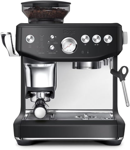 2026 Machine à Café Expresso avec Broyeur Intégré & Mousseur à Lait – Sage Barista Express Impress – Acier Inoxydable Brossé, Expérience Barista à Domicile