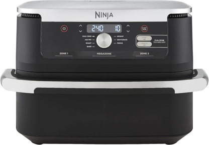 2026 NINJA Foodi AF500EU – Friteuse à Air Chaud FlexDrawer 10,4 L, Double Zone avec Séparateur Amovible, 7 Fonctions de Cuisson – Édition Limitée Haute Performance