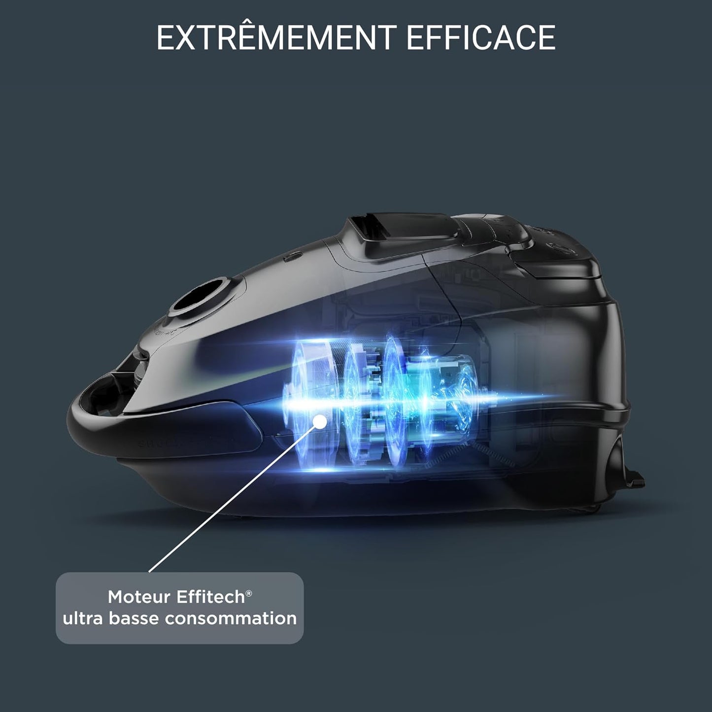2026 Rowenta RO7451EA – Aspirateur Silence Force Effitech, Ultra-Silencieux 57 dB, Haute Filtration, Sac XXL, Édition Limitée