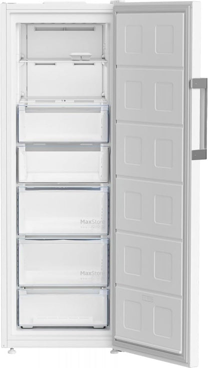 Congélateur armoire pose libre - BEKO - B3RFNE294W - Froid ventilé - E - 260 L - Autonomie : 11 h - 75,4 x 59,7 x 170,5 cm - Blanc