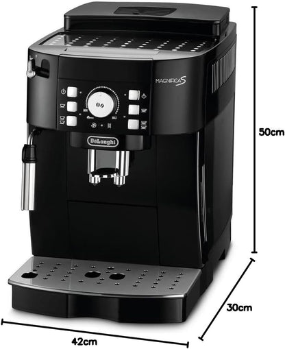 2026 De'Longhi Magnifique S ECAM21.110.B – Machine à Café Espresso Superautomatique, Capuccino System, Édition Limitée Noir Brillant