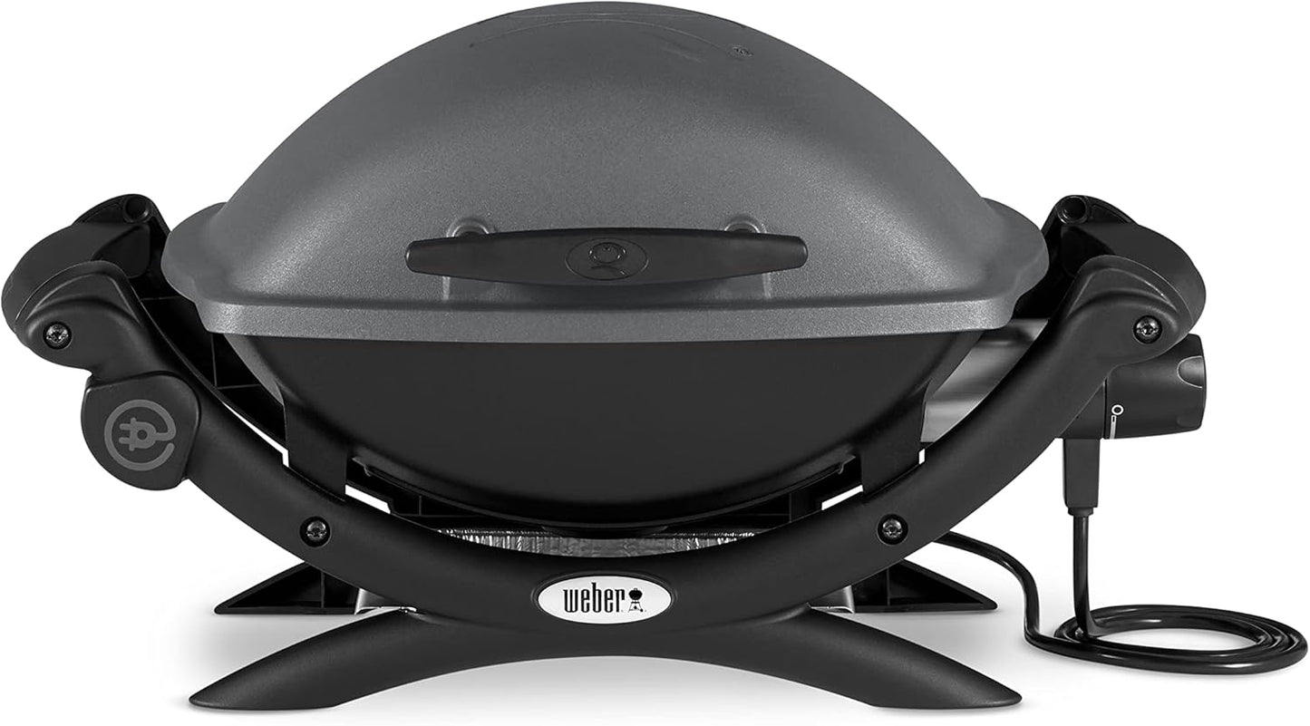 2026 Weber Q1400 – Barbecue Électrique Portable, Surface 43x32 cm, Grille Fonte Émaillée, Édition Limitée