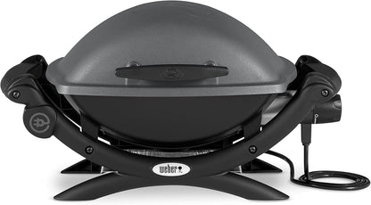 2026 Weber Q1400 – Barbecue Électrique Portable, Surface 43x32 cm, Grille Fonte Émaillée, Édition Limitée