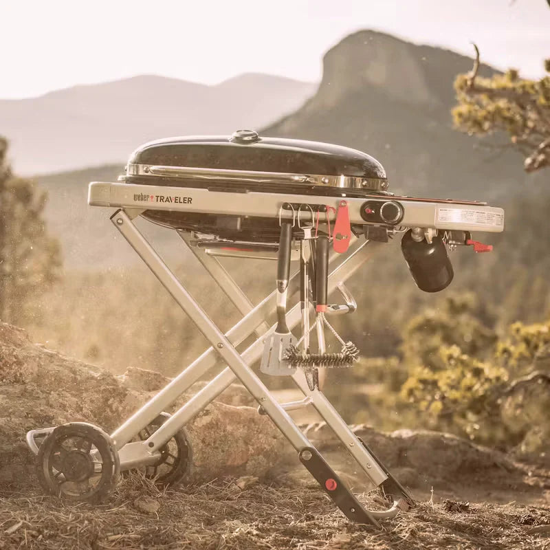 2026 Weber Traveler Barbecue à gaz pliable portable