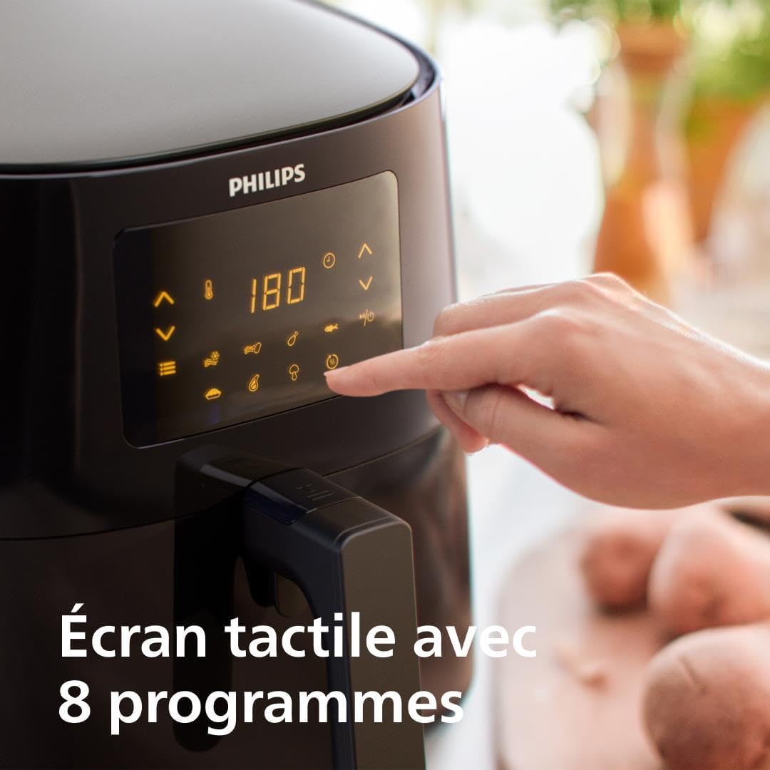 2026 Friteuse à air Philips série 3000 7,2 L, fenêtre de cuisson, friteuse 16 en 1