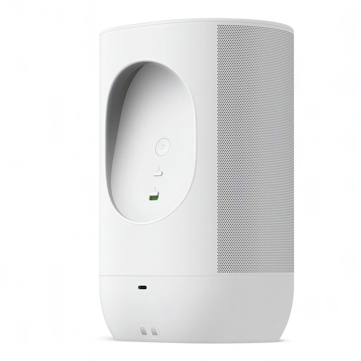 2026 Sonos Move 2 – Enceinte Portable Intelligente Blanche avec Batterie 24 Heures, Bluetooth et Wi-Fi, Résistante à l’Eau, Son Stéréo Puissant et Commande Vocale