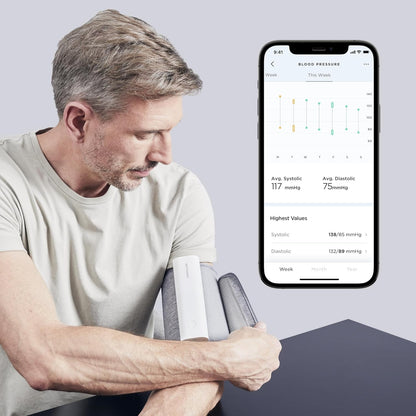 2026 Withings BPM Connect - Tensiomètre Électronique à Bras, Tensiometre Bras, Appareil Pour Mesurer La Tension, Brassard Tensiometre - Synchronisation Wi-Fi et Bluetooth