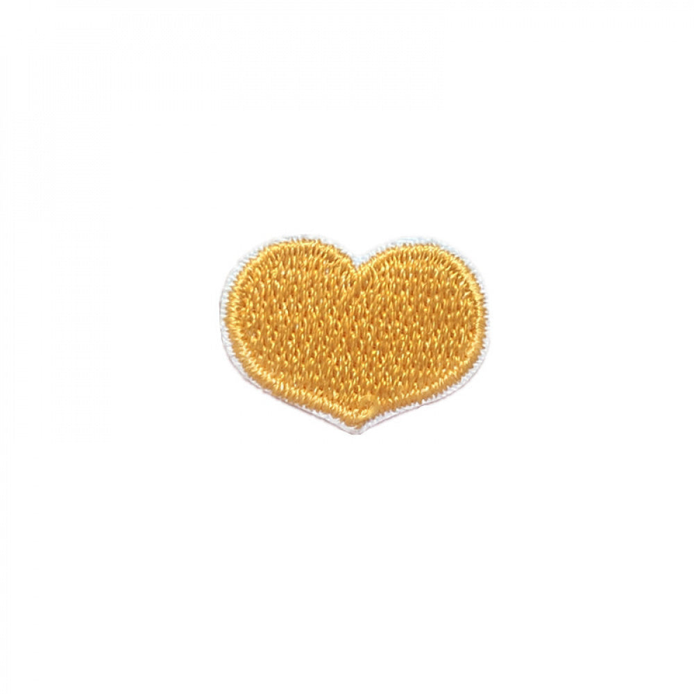 colorful spring heart embroidered patches iron on