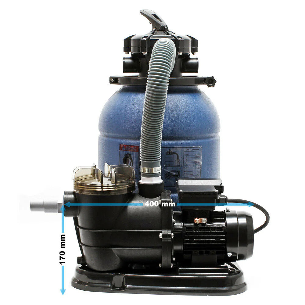Filtre à sable système de filtration pompe de filtration pompe de piscine 6000 litres par heure 16_0002466