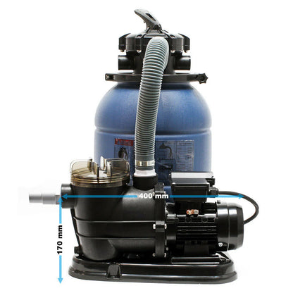 Filtre à sable système de filtration pompe de filtration pompe de piscine 6000 litres par heure 16_0002466