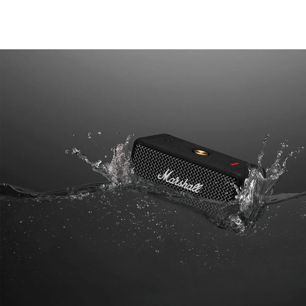 2026 Enceinte Bluetooth portable Marshall EMBERTONBTBK Emberton – Son signature Marshall, étanche et compact, noir