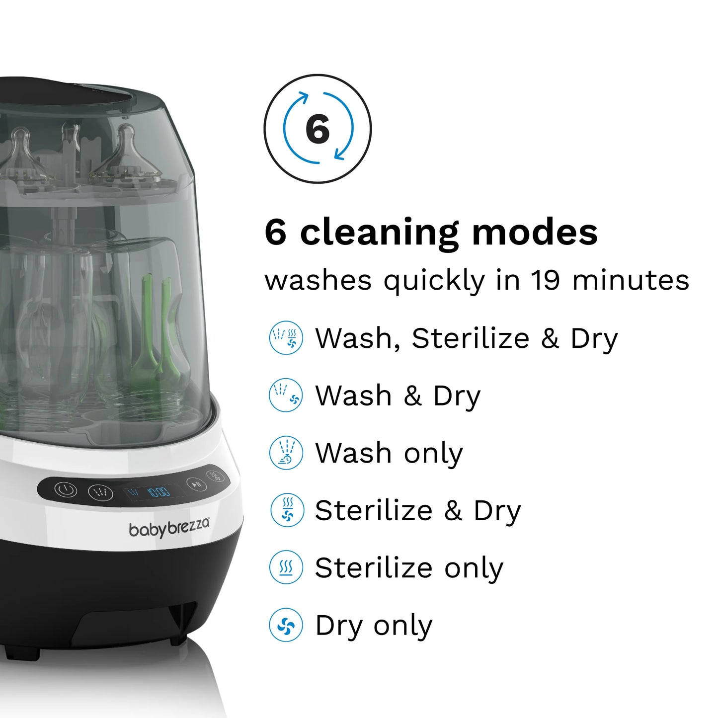 2026 Bottle Washer Pro – Lave-biberon Tout-en-Un avec Stérilisateur et Séchoir pour Bébé