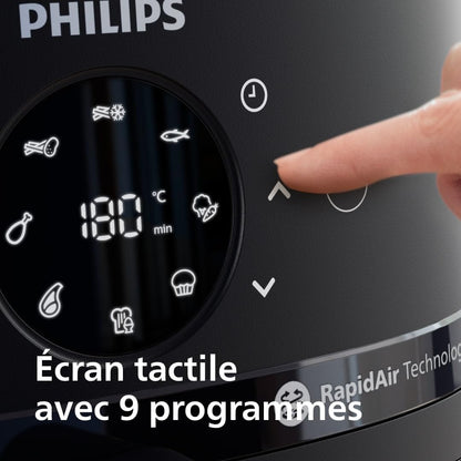 2026 Friteuse à air Philips série 3000 7,2 L, fenêtre de cuisson, friteuse 16 en 1