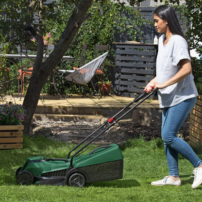 Bosch tondeuse à gazon sans fil CityMower 18V-32-300 (18 V, 1x batterie 4,0 Ah, Moteur Brushless, largeur de coupe : 32 cm, tond jusqu’à 300 m², dans une boîte en carton)