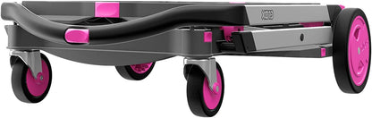 Chariots pliables, fonctionnels et polyvalents 2026 | Chariot pliable mobile | Chariot de courses avec boîte de rangement (noir)