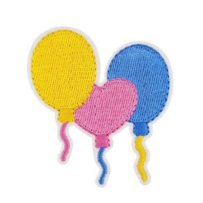 birthday party embroidered patches celebration theme iron on