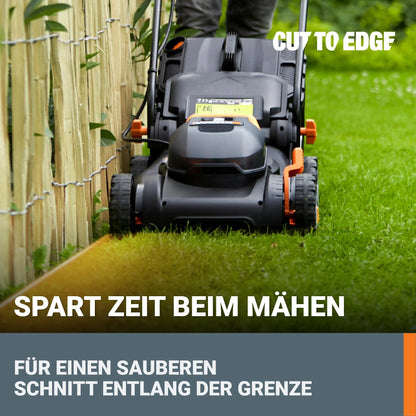 Tondeuse à gazon sans fil WORX WG743E 40V (2026) – Tondeuse à gazon professionnelle avec fonction mulching et batterie PowerShare – Tonte de pelouse sans fil – Idéale pour les jardins jusqu'à 500 m²