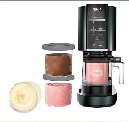 2026 Ninja Creami NC300EU – Machine à Glaces Multi-Programmes 6 Fonctions, 1,4L, 3 Bols Inclus, Édition Limitée
