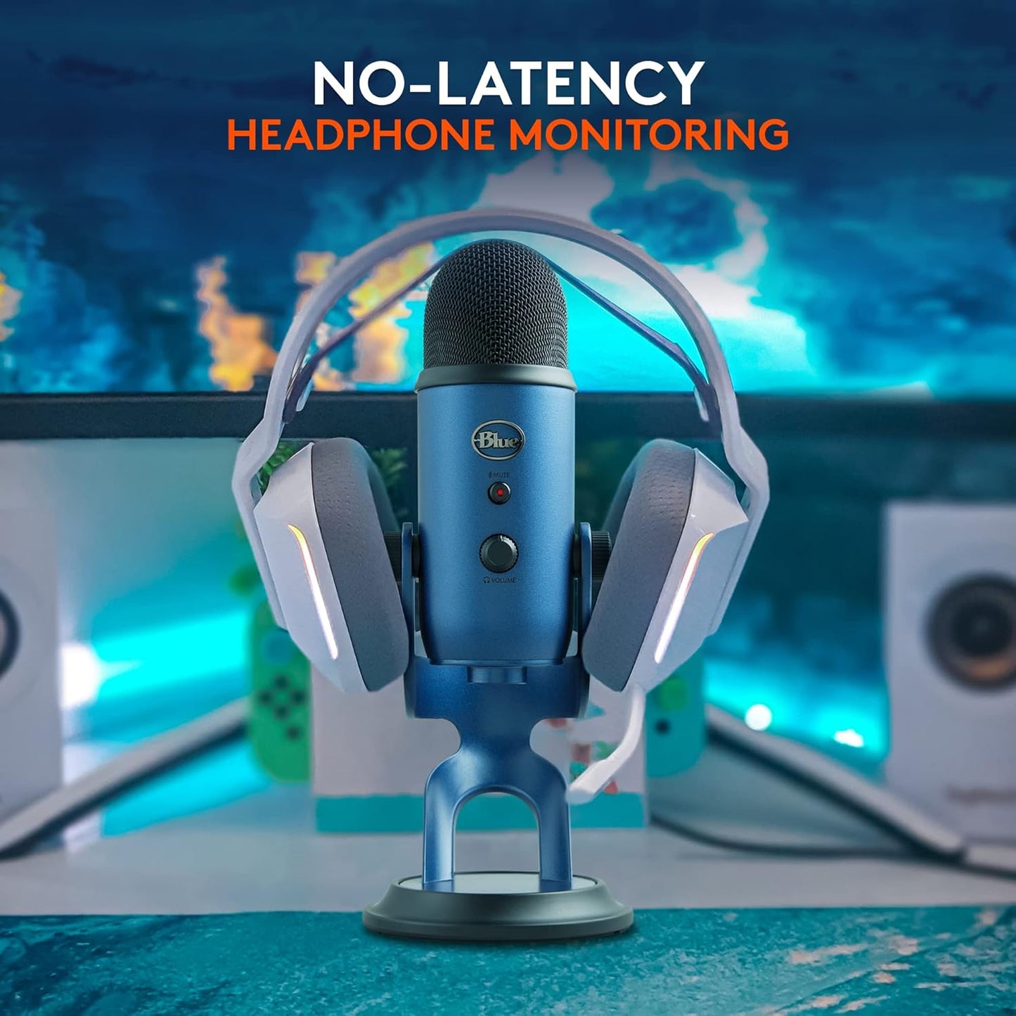 2026 Logitech for Creators Microphone USB Blue Yeti (Noir)