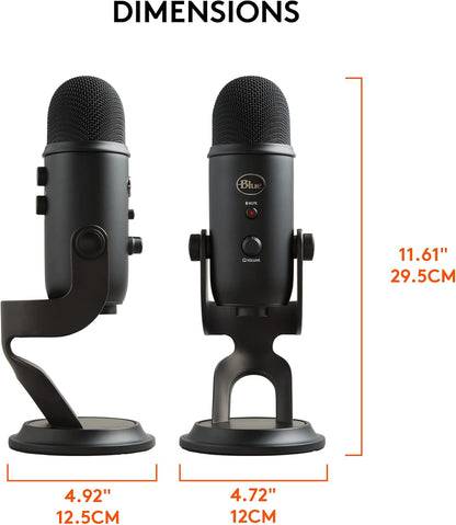 2026 Logitech for Creators Microphone USB Blue Yeti (Noir)