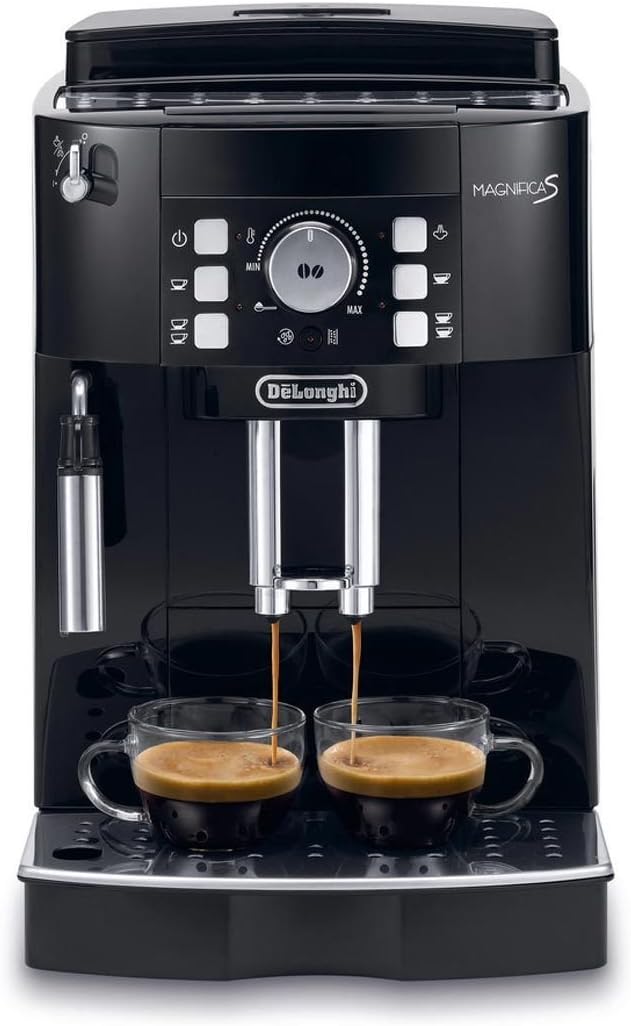 2026 De'Longhi Magnifique S ECAM21.110.B – Machine à Café Espresso Superautomatique, Capuccino System, Édition Limitée Noir Brillant