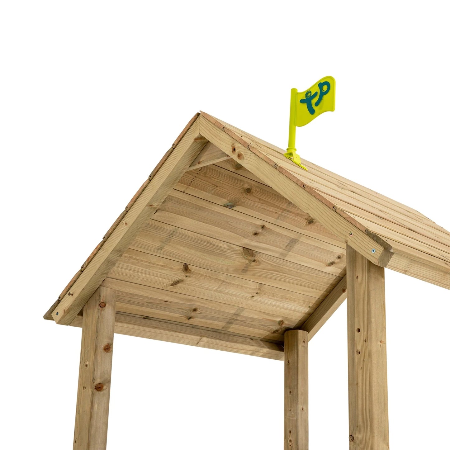Structure d’escalade en bois TP Skywood avec toboggan ondulé - certifiée FSC®