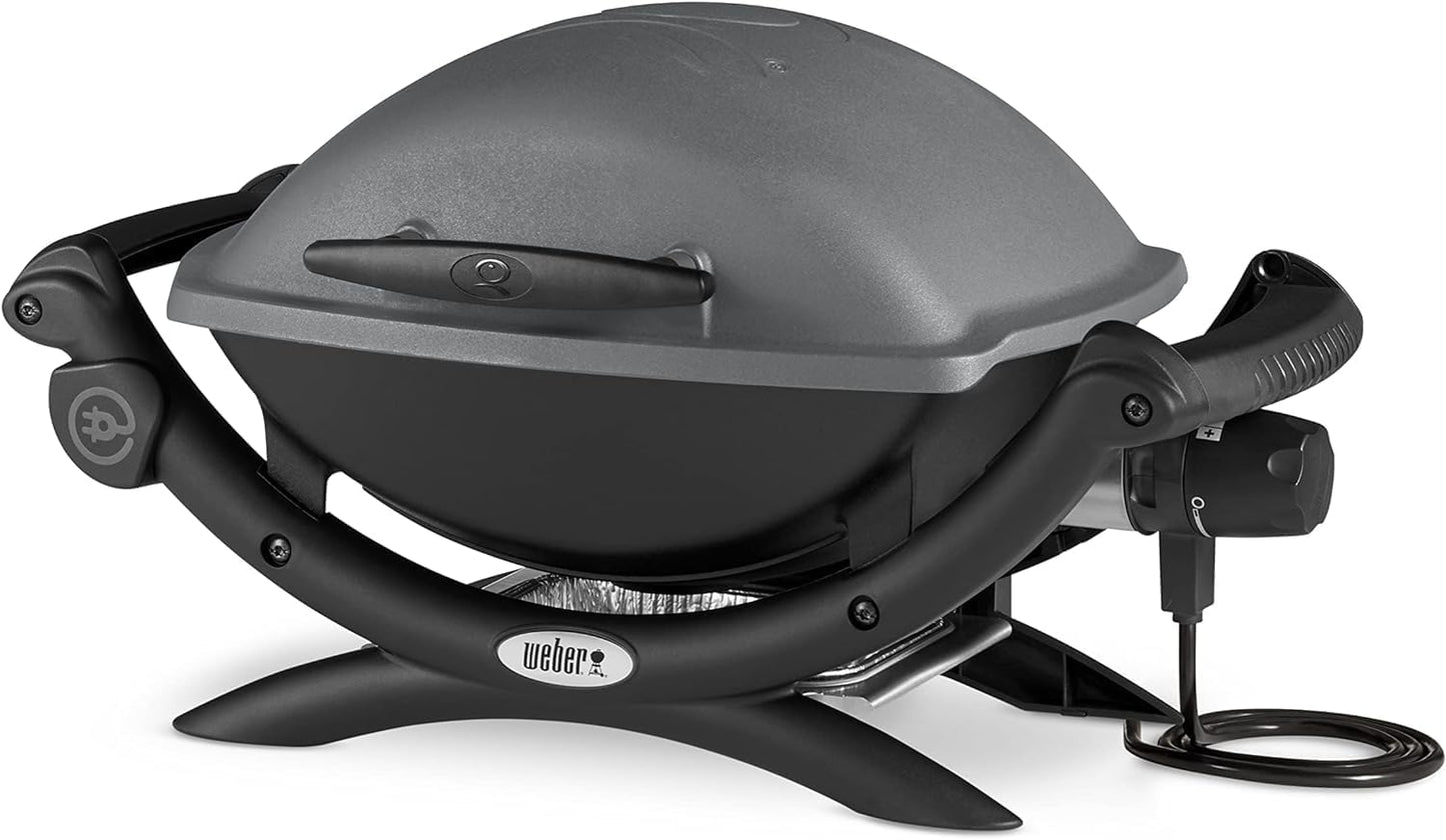 2026 Weber Q1400 – Barbecue Électrique Portable, Surface 43x32 cm, Grille Fonte Émaillée, Édition Limitée
