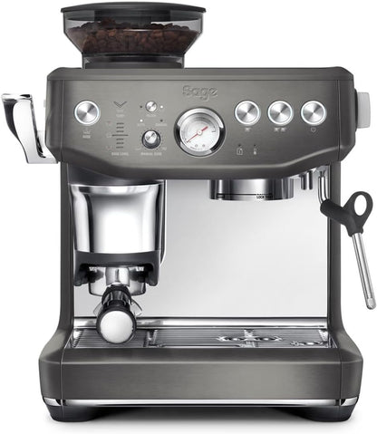 2026 Machine à Café Expresso avec Broyeur Intégré & Mousseur à Lait – Sage Barista Express Impress – Acier Inoxydable Brossé, Expérience Barista à Domicile