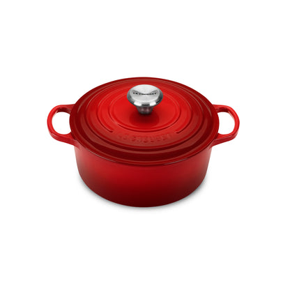 2026 Le Creuset Signature Cocotte en Fonte Émaillée 2 Quart – Couleur Cerise