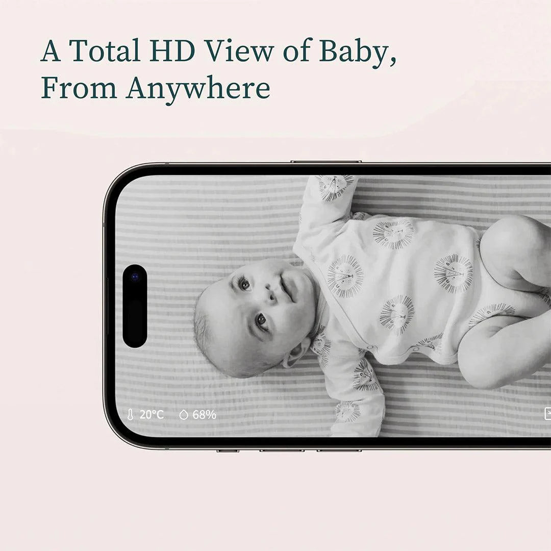 2026 Owlet Cam® 2 – Caméra Bébé HD 1080p avec Vision Nocturne, Audio Bidirectionnel et Capteurs de Température et Humidité