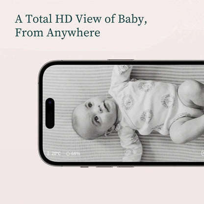 2026 Owlet Cam® 2 – Caméra Bébé HD 1080p avec Vision Nocturne, Audio Bidirectionnel et Capteurs de Température et Humidité