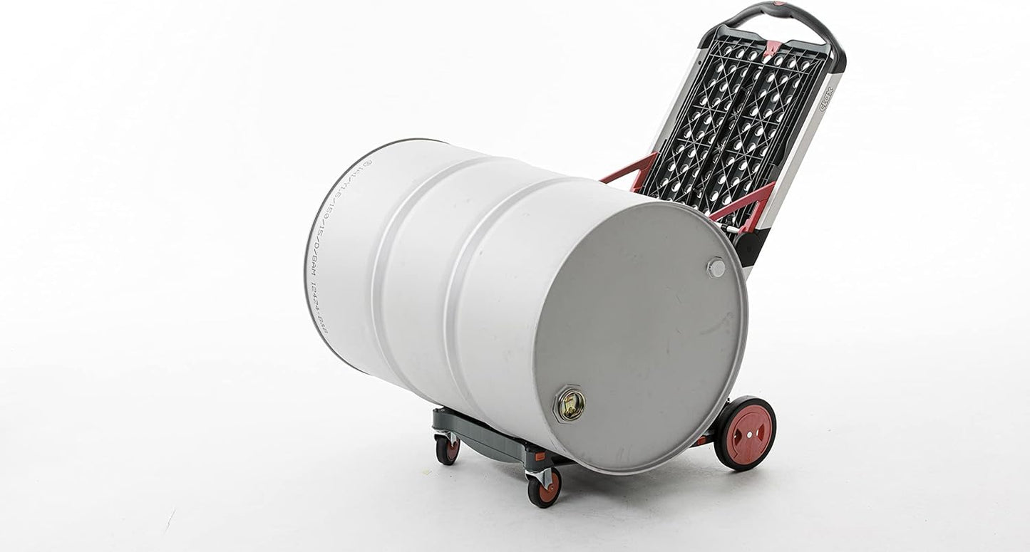 Chariots pliables, fonctionnels et polyvalents 2026 | Chariot pliable mobile | Chariot de courses avec boîte de rangement (noir)