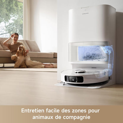 L10s Ultra Gen 2 Robot Aspirateur Laveur 10 000 Pa, Technologie MopExtend RoboSwing, Base Entièrement Automatique, Mode Animaux, 32 réglages de niveau d'eau, Système de lavage des sols DuoScrub