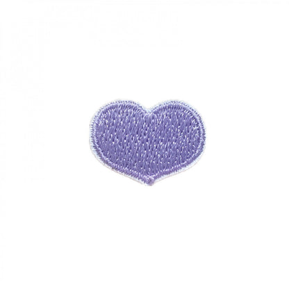 colorful spring heart embroidered patches iron on