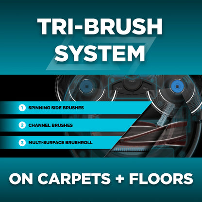 2026 Aspirateur Robot Shark ION RV754 avec Wi-Fi Connecté, Noir – Nettoyage Intelligente Multi-Surfaces pour Sols Durs et Tapis avec Tri-Système de Brosses