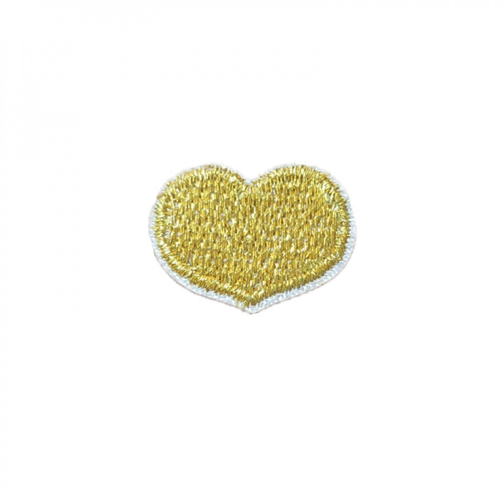 colorful spring heart embroidered patches iron on