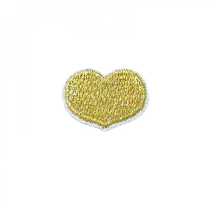 colorful spring heart embroidered patches iron on