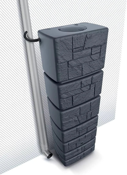 Réservoir d'eau de pluie Tower Stone 2026, récupérateur d'eau de pluie 350-500 L