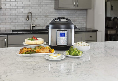 2026 Instant Pot Duo Plus 9-en-1 Multicuiseur, Autocuiseur, Slow Cooker, Cuiseur de Riz, Vapeur, Sauté, Yaourtière, Maintien au Chaud et Stérilisateur, Application Incluse avec Plus de 800 Recettes, Acier Inoxydable, 6 Quarts