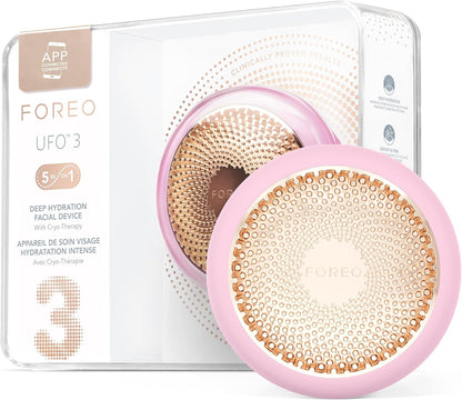 2026 FOREO UFO 3 – Masque Visage Intelligent 5-en-1 avec LED, Thermothérapie, Cryothérapie et Massage T-Sonic – Édition Limitée Anti-Âge