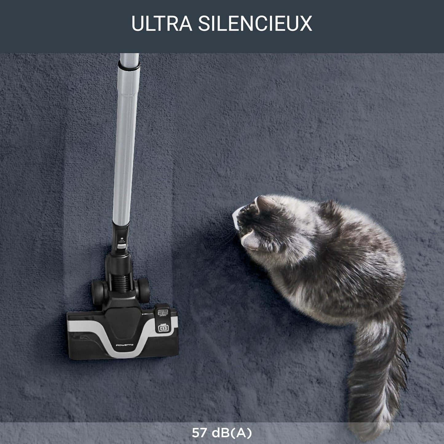 2026 Rowenta RO7451EA – Aspirateur Silence Force Effitech, Ultra-Silencieux 57 dB, Haute Filtration, Sac XXL, Édition Limitée