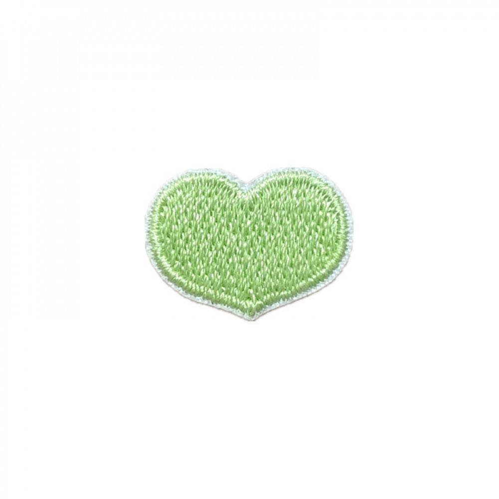 colorful spring heart embroidered patches iron on