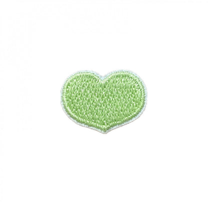 colorful spring heart embroidered patches iron on