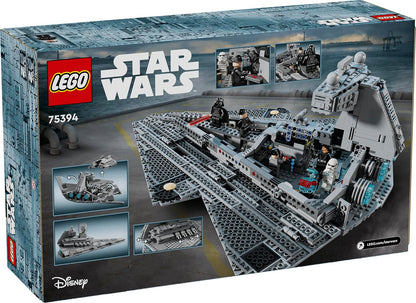 2026 LEGO Star Wars Ensemble de Construction Destroyer Impérial - Construire & Exposer pour Garçons et Filles, À partir de 10 ans - Cadeau d’Anniversaire - Star Wars Darth Vader & 6 Figurines - 75394