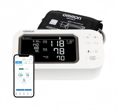 2026 OMRON Platinum Tensiomètre Bras Supérieur – Manchette Cliniquement Validée pour la Pression Artérielle – Utilisez l’Application OMRON Connect pour Mesures Illimitées Gratuites