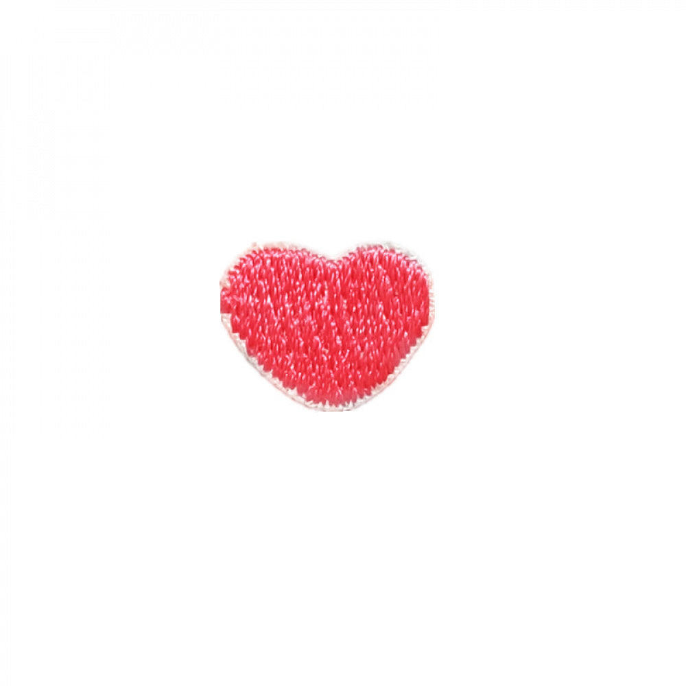 colorful spring heart embroidered patches iron on