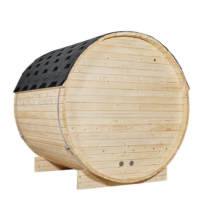 Sauna tonneau 2026 au Spitzberg avec four à sauna